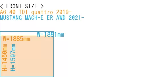 #A6 40 TDI quattro 2019- + MUSTANG MACH-E ER AWD 2021-